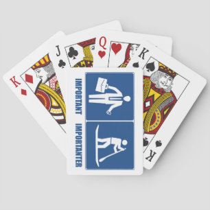 Baraja De Cartas El Trabajo Es Importante, El Empaquetamiento Es Im