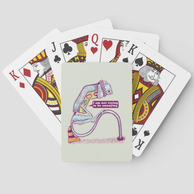 Baraja De Cartas El tráfico luce triste (Reverso)