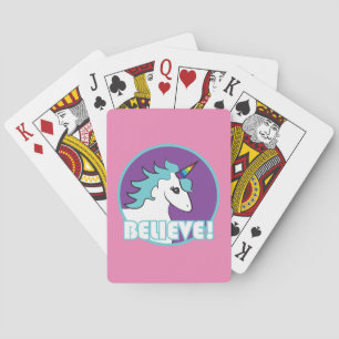 Baraja De Cartas ¡El unicornio "CREE! "