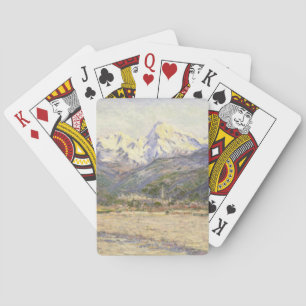 Baraja De Cartas El valle de Nervia Claude Monet