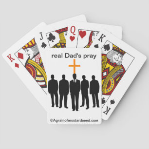 Baraja De Cartas El verdadero día del padre rezando