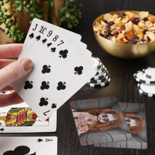 Baraja De Cartas El viejo muñeco de SlipperyJoe Feliz bloo espeluzn