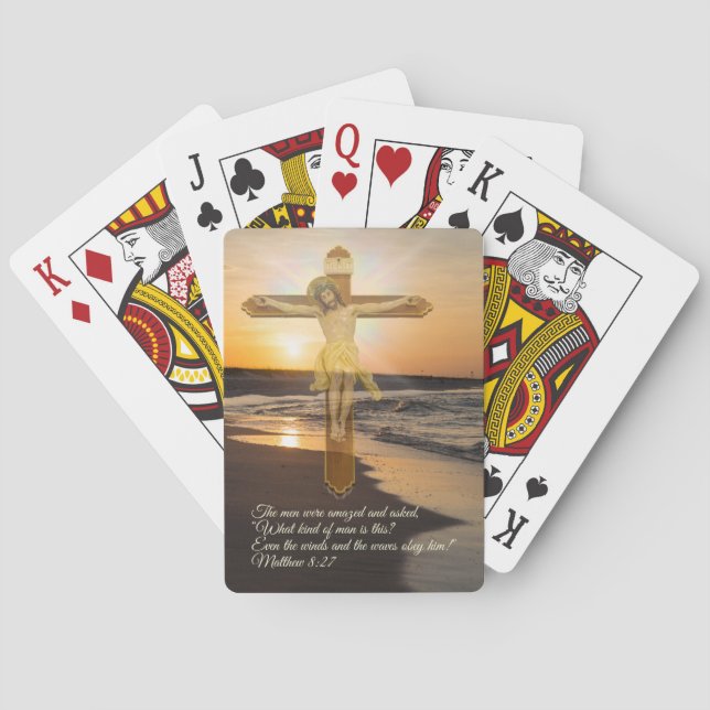 Baraja De Cartas El Viento Y Las Olas Le Obedecen (Reverso)