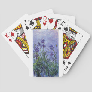 Baraja De Cartas el vintage florece lilac-irises-1917 monet.