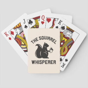 Baraja De Cartas El Whisperer de la ardilla   Squirrel Lover