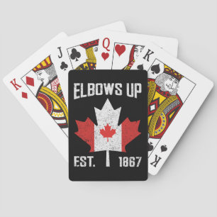 Baraja De Cartas Elbows Up Canada True North Strong Orud Canadian