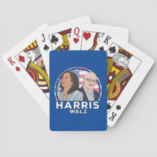 Baraja De Cartas Elección de Harris Walz