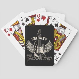 Baraja De Cartas Electric Ax Wings AGD NOMBRE Guitarista Tienda de 