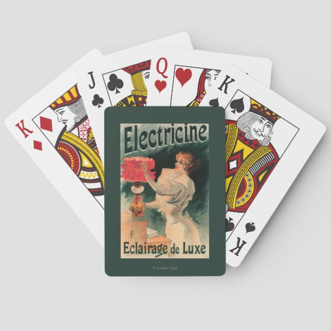 Baraja De Cartas Electricine PosterFrance promocional (Reverso)