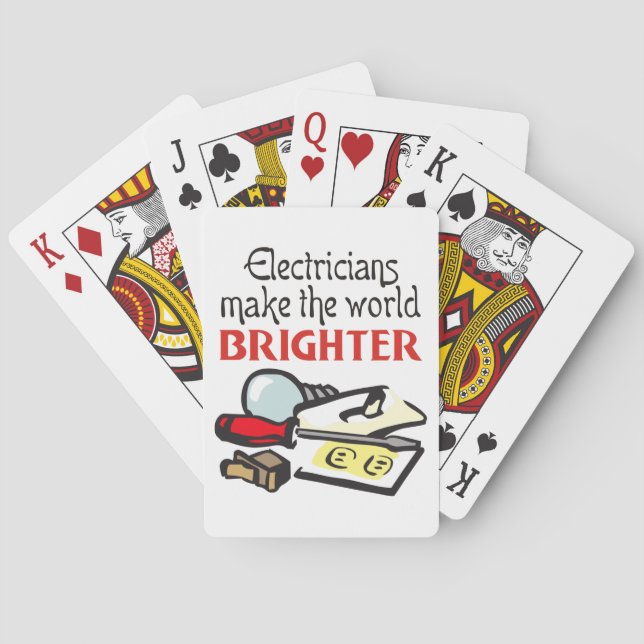 Baraja De Cartas Electricistas (Reverso)