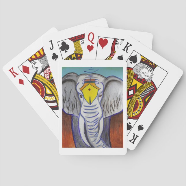 Baraja De Cartas Elefante blanco (Reverso)