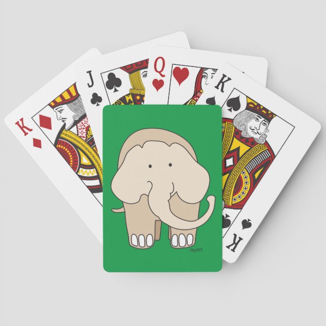 Baraja De Cartas Elefante caprichoso (Reverso)
