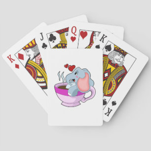 Baraja De Cartas Elefante con Copa de Café