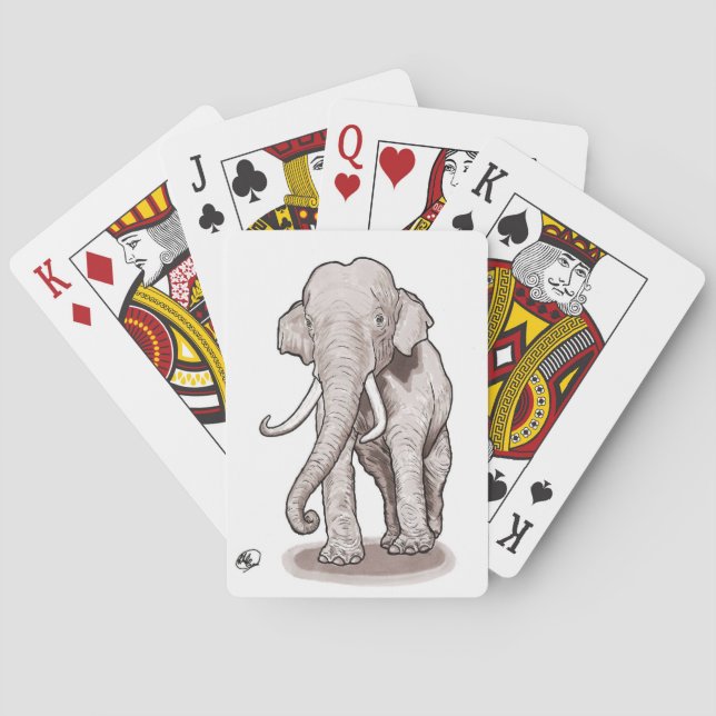 Baraja De Cartas Elefante de la libertad (Reverso)