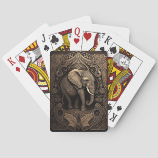 Baraja De Cartas elefante de tarjetas de reproducción clásicas 1