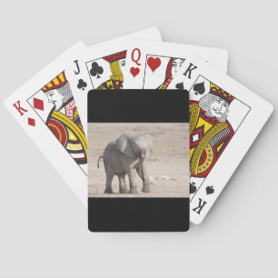 Baraja De Cartas elefante joven y lúdico