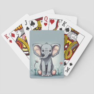 Baraja De Cartas Elefante sentado lindo