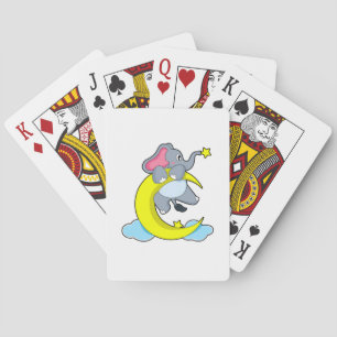 Baraja De Cartas Elefante sobre las nubes