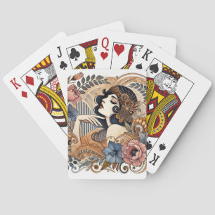 Baraja De Cartas Elegancia Art Déco