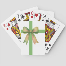 Baraja De Cartas Elegant Gift Bow – Modern Christmas Design