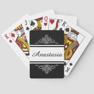 Baraja De Cartas Elegante diseño floral