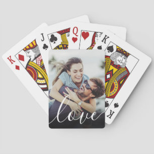 Baraja De Cartas Elegante guión de amor Pareja Foto