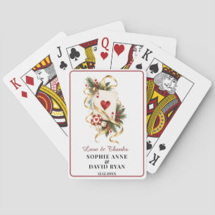 Baraja De Cartas Elegante Noche de Casino de Las Vegas en Acuarela