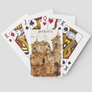 Baraja De Cartas Elegante Oaxaca México Templo de Santo Domingo