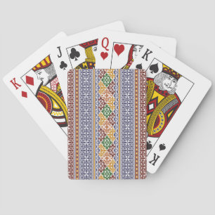 Baraja De Cartas elegante patrón étnico  