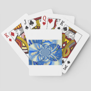 Baraja De Cartas Elegante pintura de color orquídea blanca