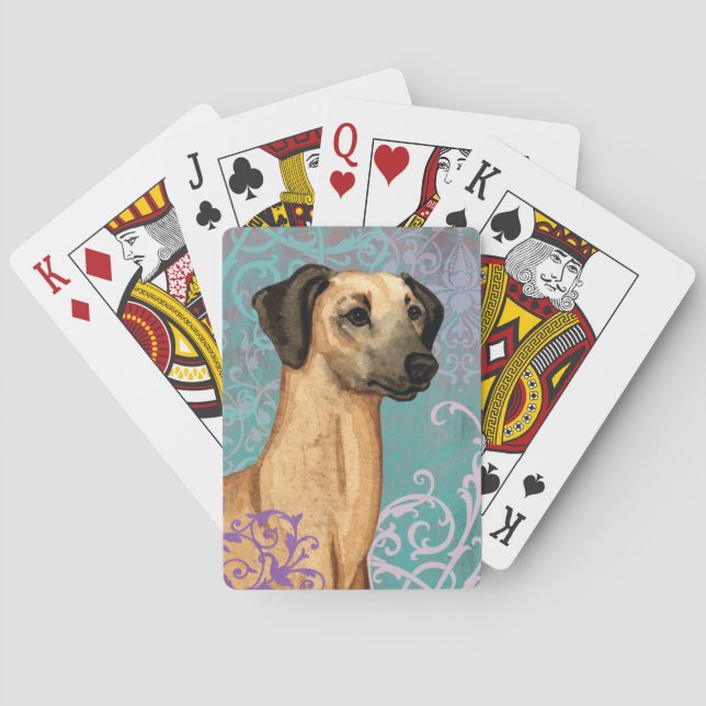 Baraja De Cartas Elegante Sloughi (Reverso)