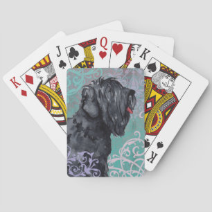 Baraja De Cartas Elegante territorio ruso negro