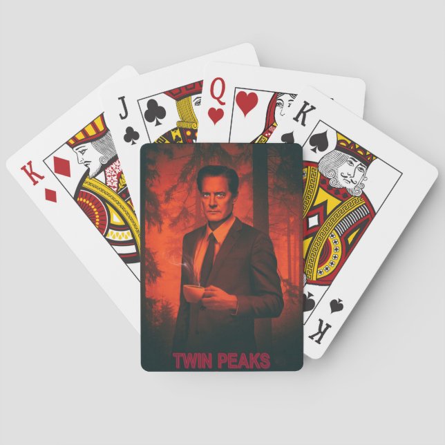 Baraja De Cartas Elegantes twin peaks bloo (Reverso)