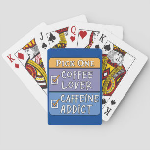 Baraja De Cartas Elegir un café o cafeína