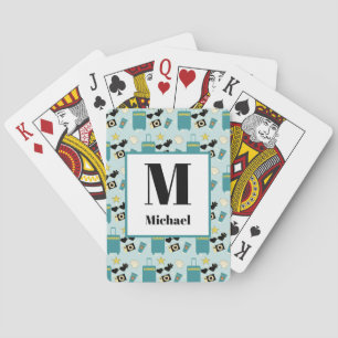 Baraja De Cartas Elementos lindos de vacaciones de verano