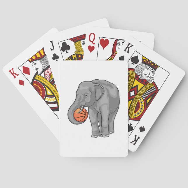 Baraja De Cartas Elephant Baloncesto (Reverso)