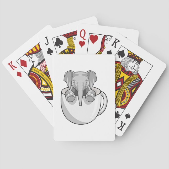 Baraja De Cartas Elephant with Cup (Reverso)