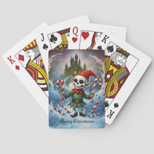 Baraja De Cartas Elfo de Navidad Esqueleto – Navidades Oscuras Dive