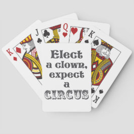 Baraja De Cartas ¡Elija a un payaso, cuente con un circo! Triunfo