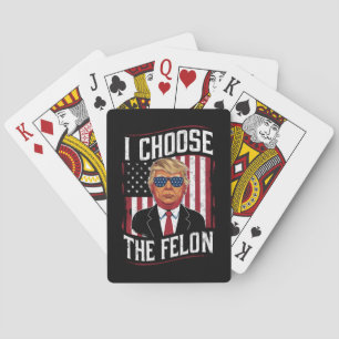 Baraja De Cartas Elijo al Felón Divertido Trump Elección EEUU
