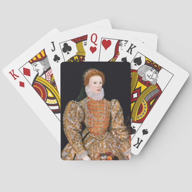 Baraja De Cartas Elizabeth I de Inglaterra (El retrato de Darnley) (Reverso)