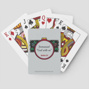 Baraja De Cartas Emanuel Dios con nosotros Navidad
