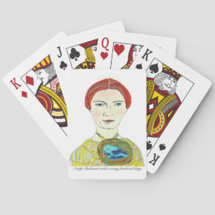 Baraja De Cartas Emily Dickinson con muchos emplumó cosa