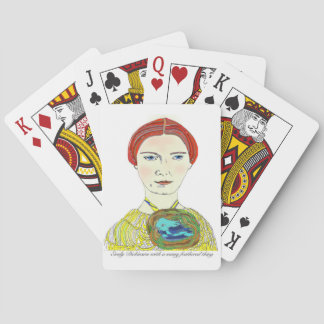 Baraja De Cartas Emily Dickinson con muchos emplumó cosa