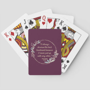 Baraja De Cartas Emma De Jane Austen Cita II - Estilo Cuto
