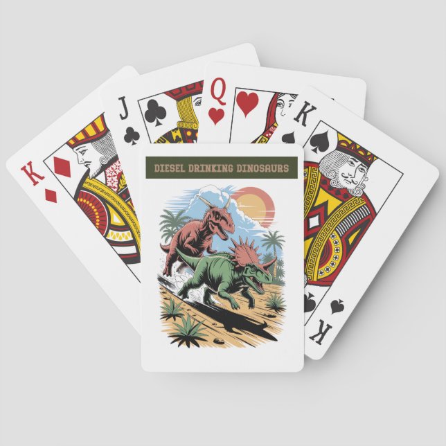 Baraja De Cartas Emoción de Velocidad (Reverso)