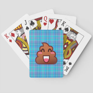 Baraja De Cartas emoji de caca de plaid