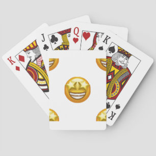 Baraja De Cartas emoji de ojos de estrella