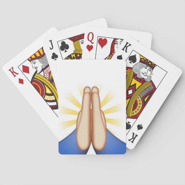 Baraja De Cartas emoji de oración (Reverso)