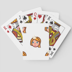 Baraja De Cartas emoji de princesa